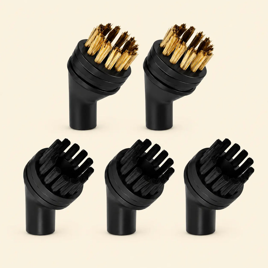 Koper & Nylon Borstelopzetstukken voor 10-in-1 Stoomreiniger