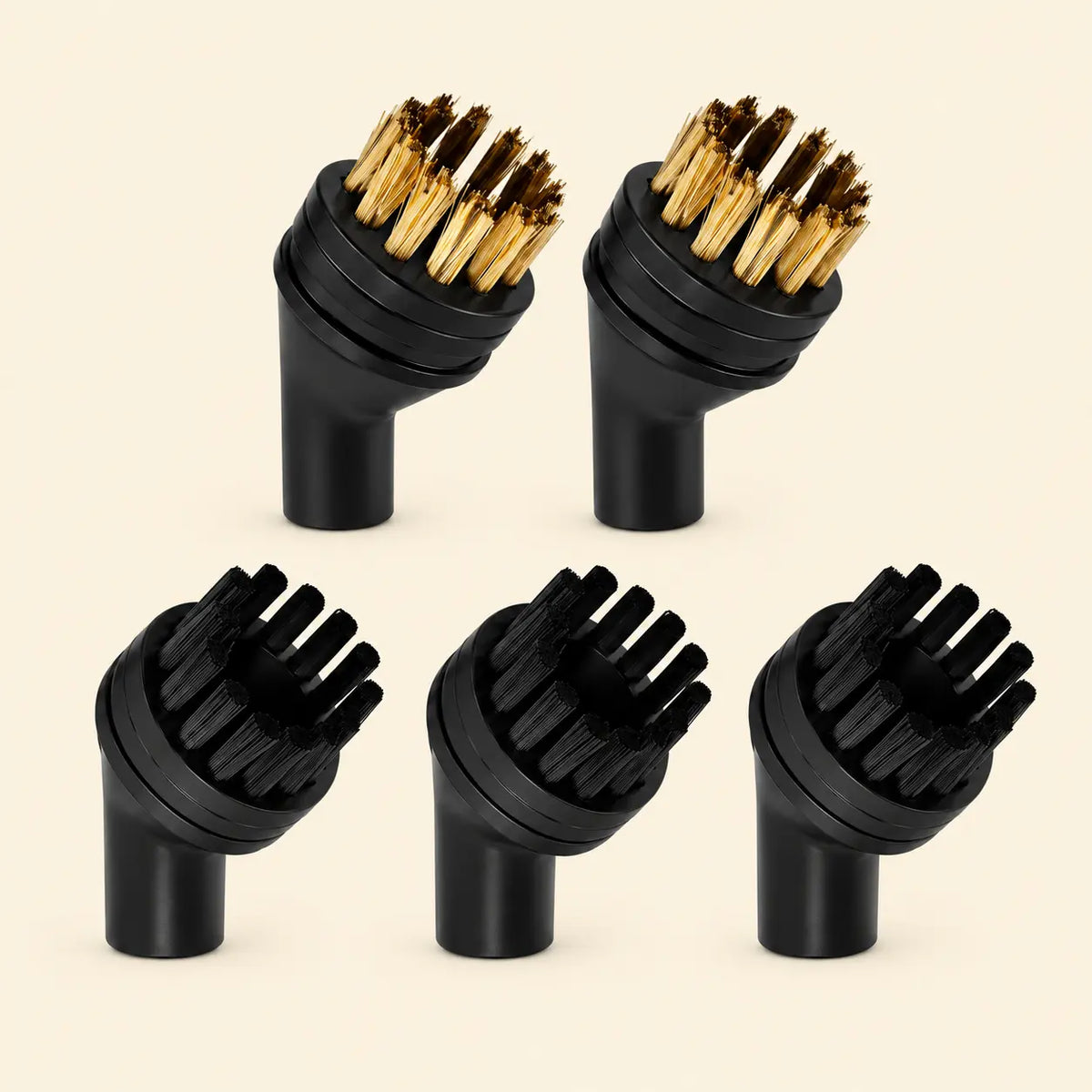 Koper & Nylon Borstelopzetstukken voor 10-in-1 Stoomreiniger